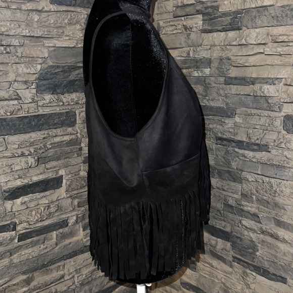 SHEIN SXY Plus Cut Out Fringe Hem Cami Top - Picture 7 of 8